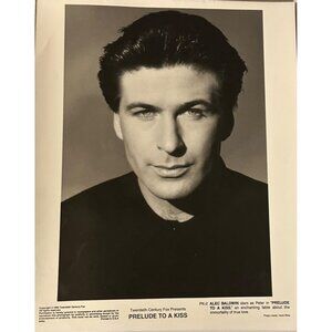 Alec Baldwin "Prelude to a Kiss" Wall Photo Black & White Copyright 1992 8x10"